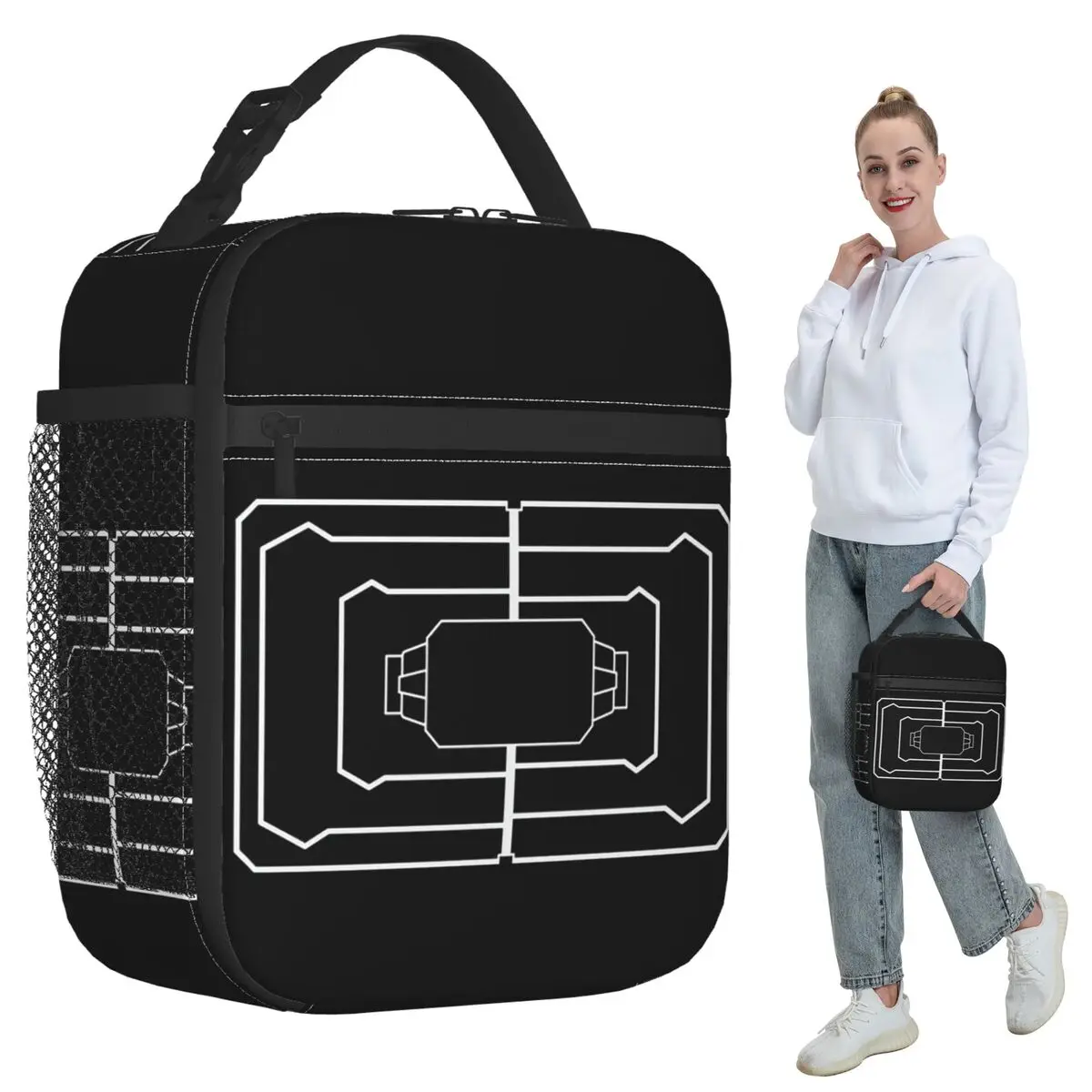 Rainbow 6 Siege Frost Trap Welcome Insulated Lunch Bag for Kids School Cooler Thermal Food Box Tote Lunch Boxes Container