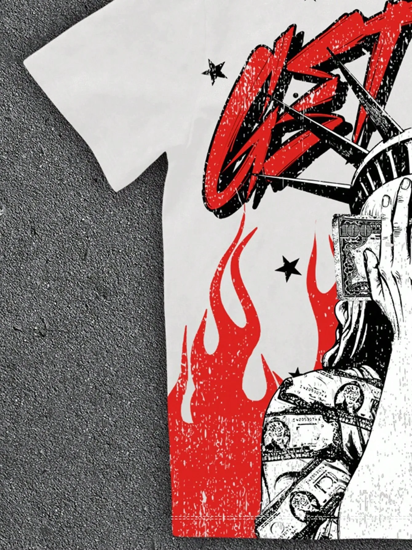 يتميز القميص الرجالي الجديد لصيف 2025 بطباعة نمط الملاك ثلاثي الأبعاد ناعمة وجيدة التهوية #5