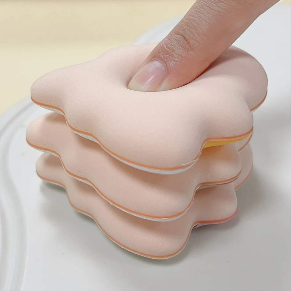 15 szt. Białe Gąbeczki do Makijażu w Kształcie Palca z Duchem, Korektor, Podkład, Puder, Gąbki Kosmetyczne, Poduszeczki do Twarzy, Narzędzia do Makijażu, Do Użytku na Sucho i na Mokro