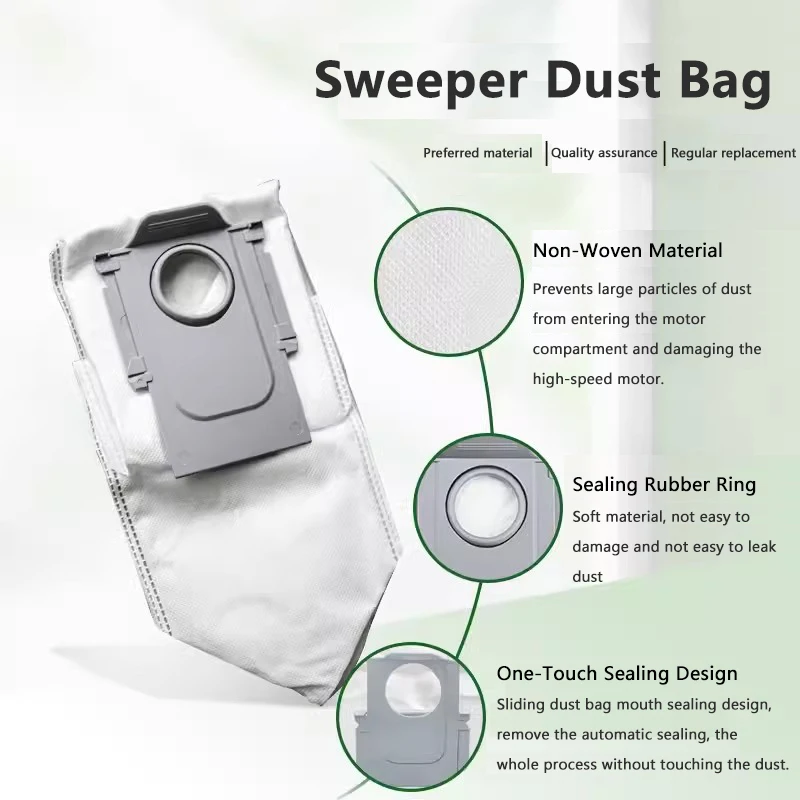 Roborock P10 A7400RR Q Revo Spare Parts Robot Vacuum Cleaner Rolling Brush Hepa Filter Dust Bag Rag Side Brush Home Accessories