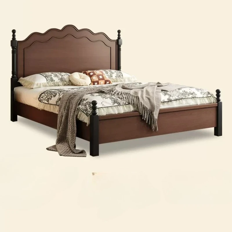 ^Bedroom European Massage Bed Simple Modern Luxury Double Queen Frame Design Safe Bed Sleeping Platform Cama Salon Furniture