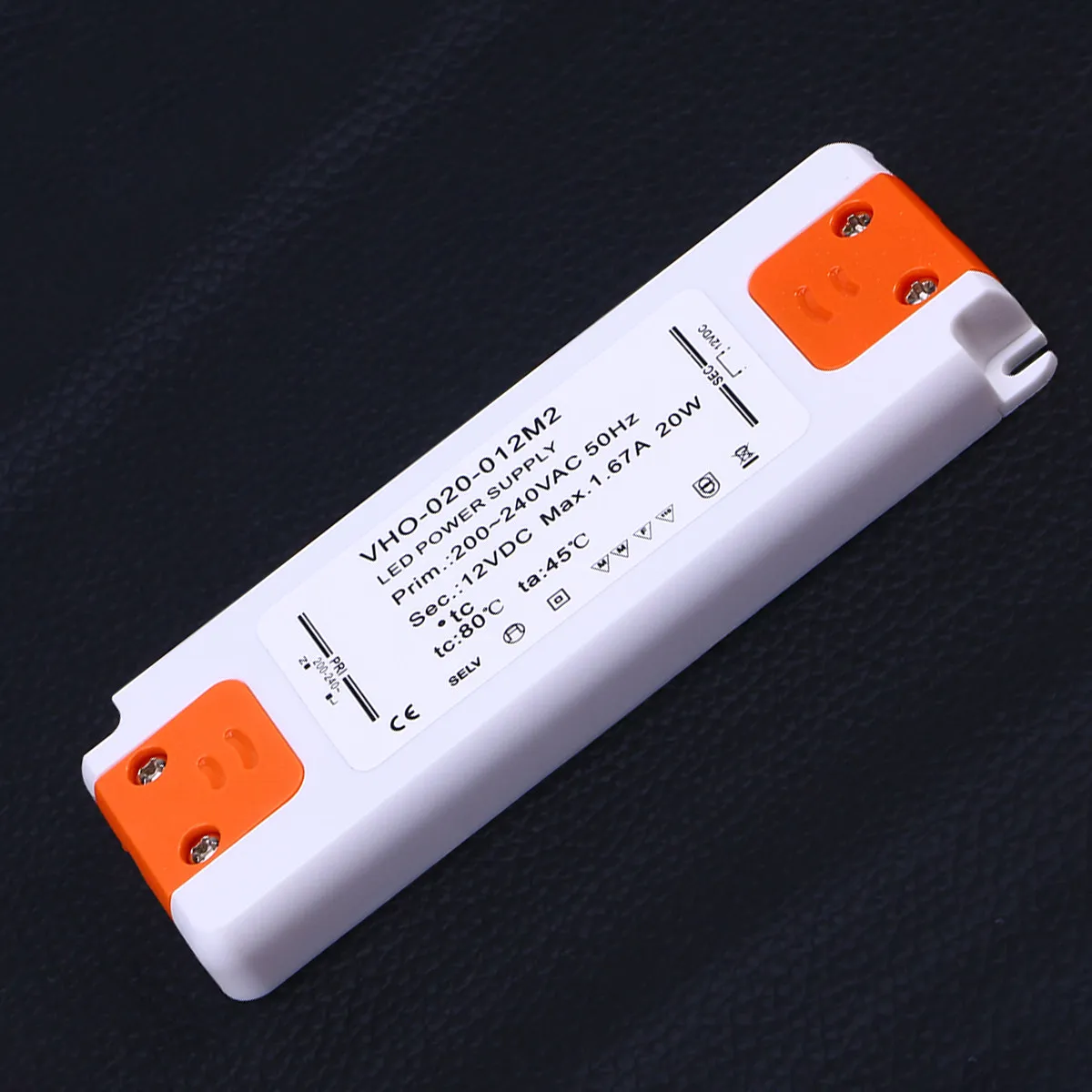 12V 20W 1.67A Led Driver Power Supply For Lights Bulbs Converter Overload Protection Long Lifespan Energy Saving