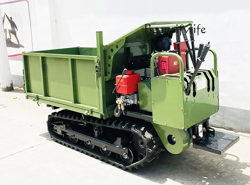 2003Crawler Electric Hydraulic Self-Unloading All Terrain Diesel Electric Starter Tilting Customized Station Riding Mountain Are