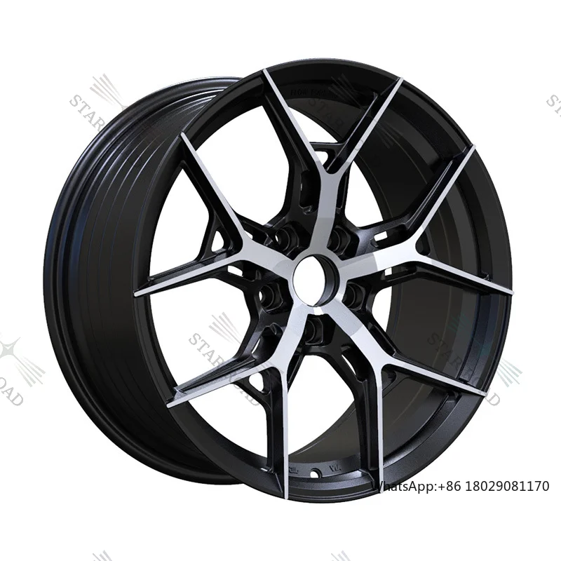 RCSR Hot Sale Aluminium Custom Forged Wheel 5x112 5x120 5x114.3 Rim Car Wheel 17 18 19 20 21 22 23 inch for KIA BWM BENZ Audi