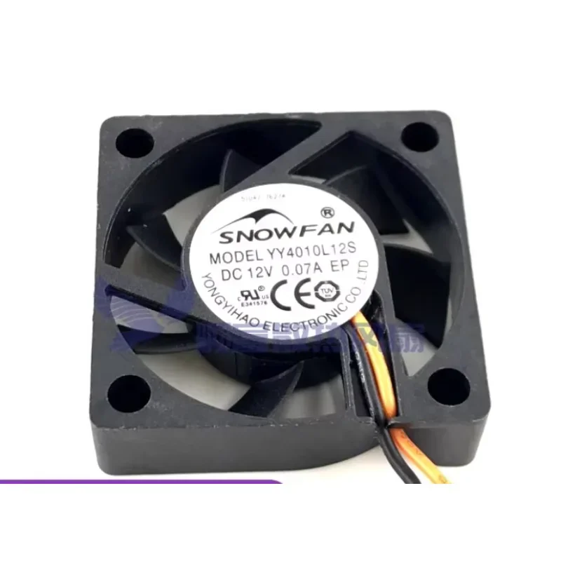 SNOWFAN YY4010L12S DC 12V 0,07A 40x40x10mm 2-Draht-Server-Lüfter