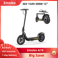 Lamtier Emoko A19 Electric Scooter Foldable 500W 36V 15Ah 12 Inch Air Tires Folding E-scooter Hydraulic brake + E-ABS 35kmh