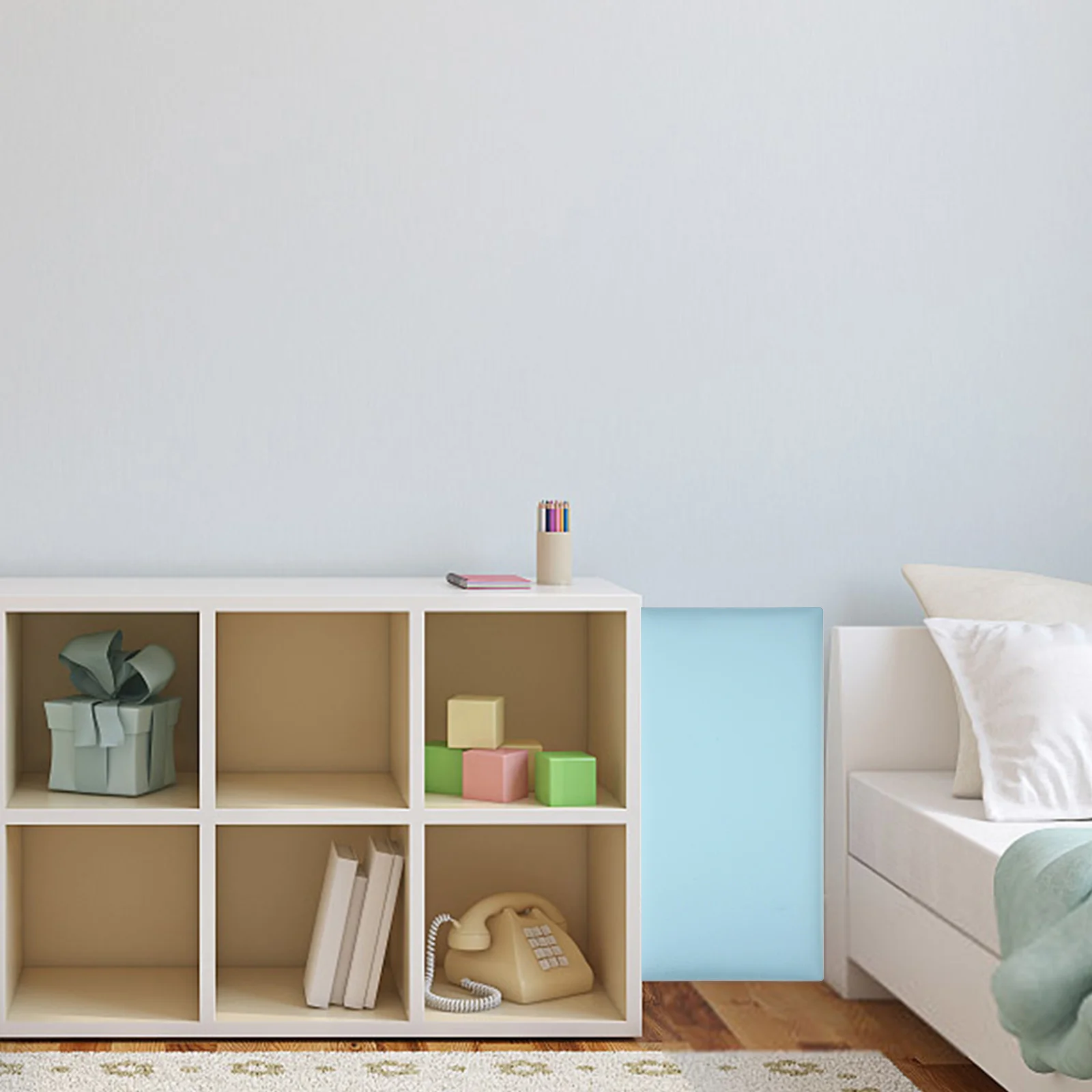 

Anti Collision Soft Wall Decor PVC Wall Bumper Room Nursery Playroom Safety Mat Background Stickers