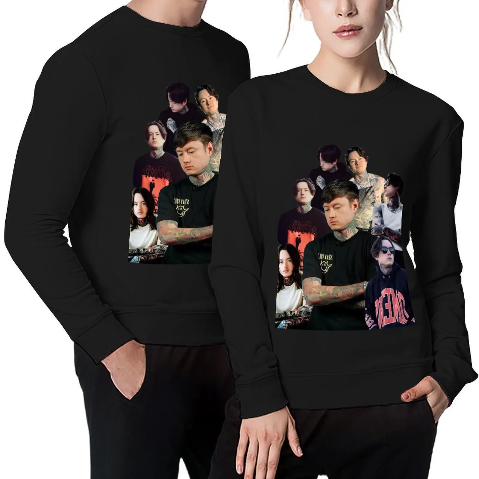 

Noah Sebastian photo COLLAGE Pullover korean style clothes mens clothing tracksuits blouse sweatshirts