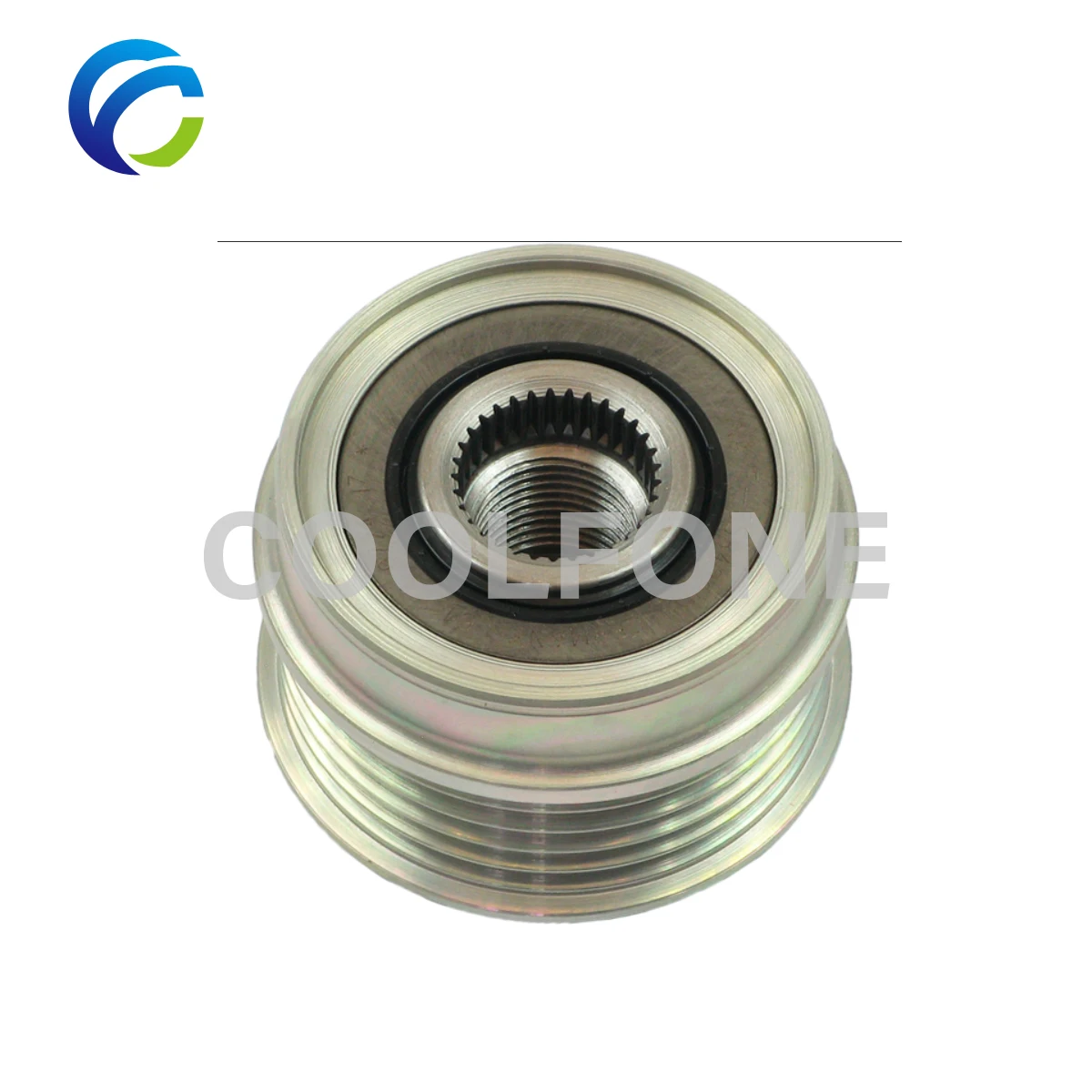 Overrunning Alternator Freewheel Clutch Pulley for FIAT 500 LINEA DOBLO GRANDE PUNTO BRAVO II 121041-1440 77364616 F-558432.02