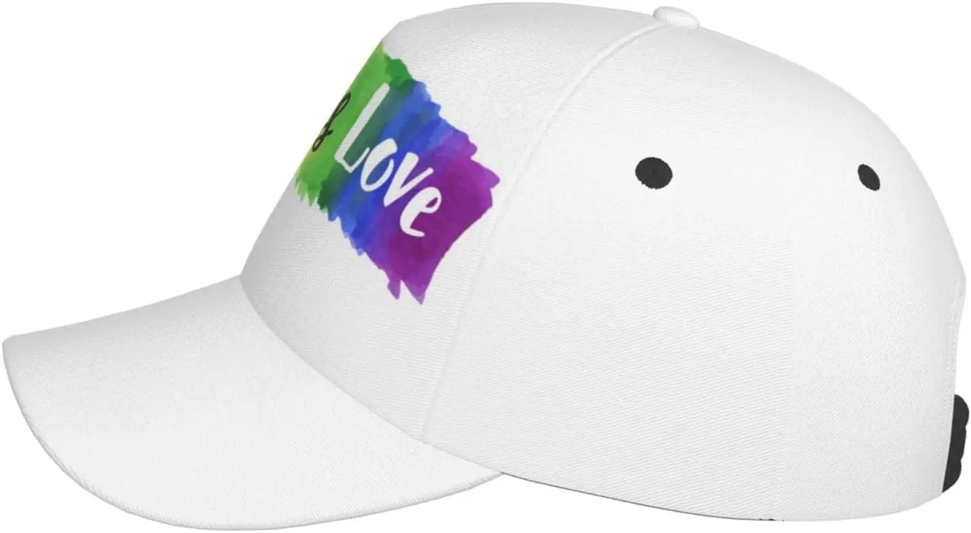 لطيف LGBT 09 مثلي الجنس فخر قبعة بيسبول للرجال النساء خمر قوس قزح قبعة بيسبول قابل للتعديل أبي قبعة