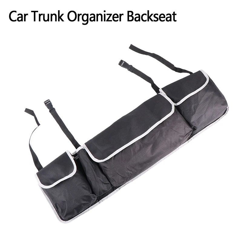 Car Trunk Organizer Backseat Storage Bag High Capacity Multi-use Oxford Car Seat Back Organizers Automobile Interior