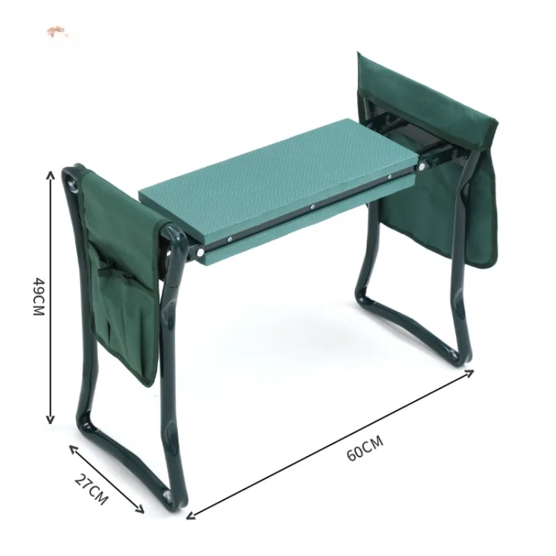 

Multifunction folding garden kneeler and seat other supplies with tool bag