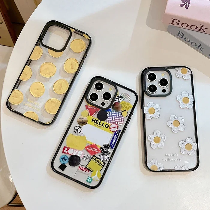 

Cute Daisy 2.5 Acrylic Phone Case Cover for iPhone 12 13 14 15 Pro Max Case for iPhone 15 Pro Max