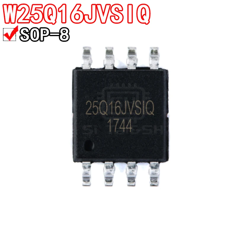 10PCS W25Q80DVSIG Q16JVSSIQ Q32JVSIQ Q64JVSQ Q128FVSSIG FVSIG FVSG W25Q16 W25Q32 W25Q64 W25Q80 W25Q128 SOP-8