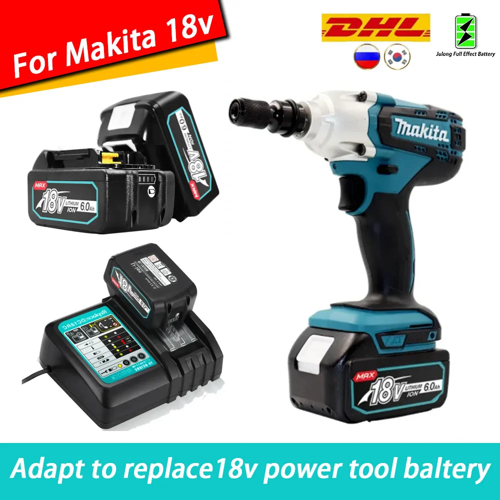 

Новинка 2024, запасная литиевая батарея для 18V Makita BL1860 BL1850B BL1850 BL1840 BL1830 BL1820 BL1815 LXT-400