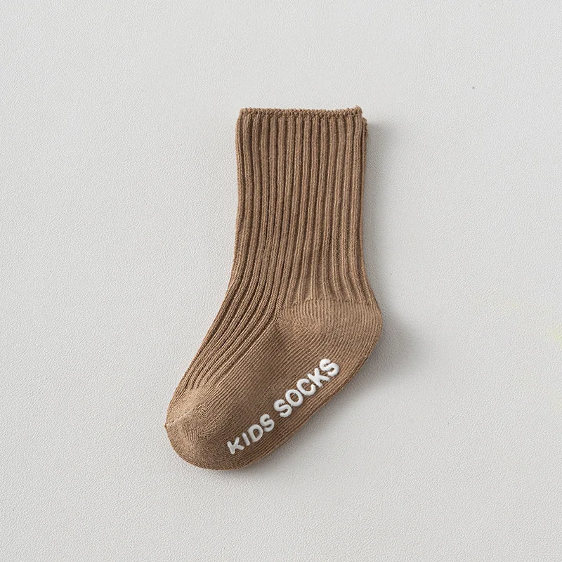 0-3 سنوات أطفال بنين بنات الجوارب القطنية الصلبة مخطط لينة الطفل الركبة طويلة الأطفال الجوارب مدرسة الرياضة الطفل جورب #4