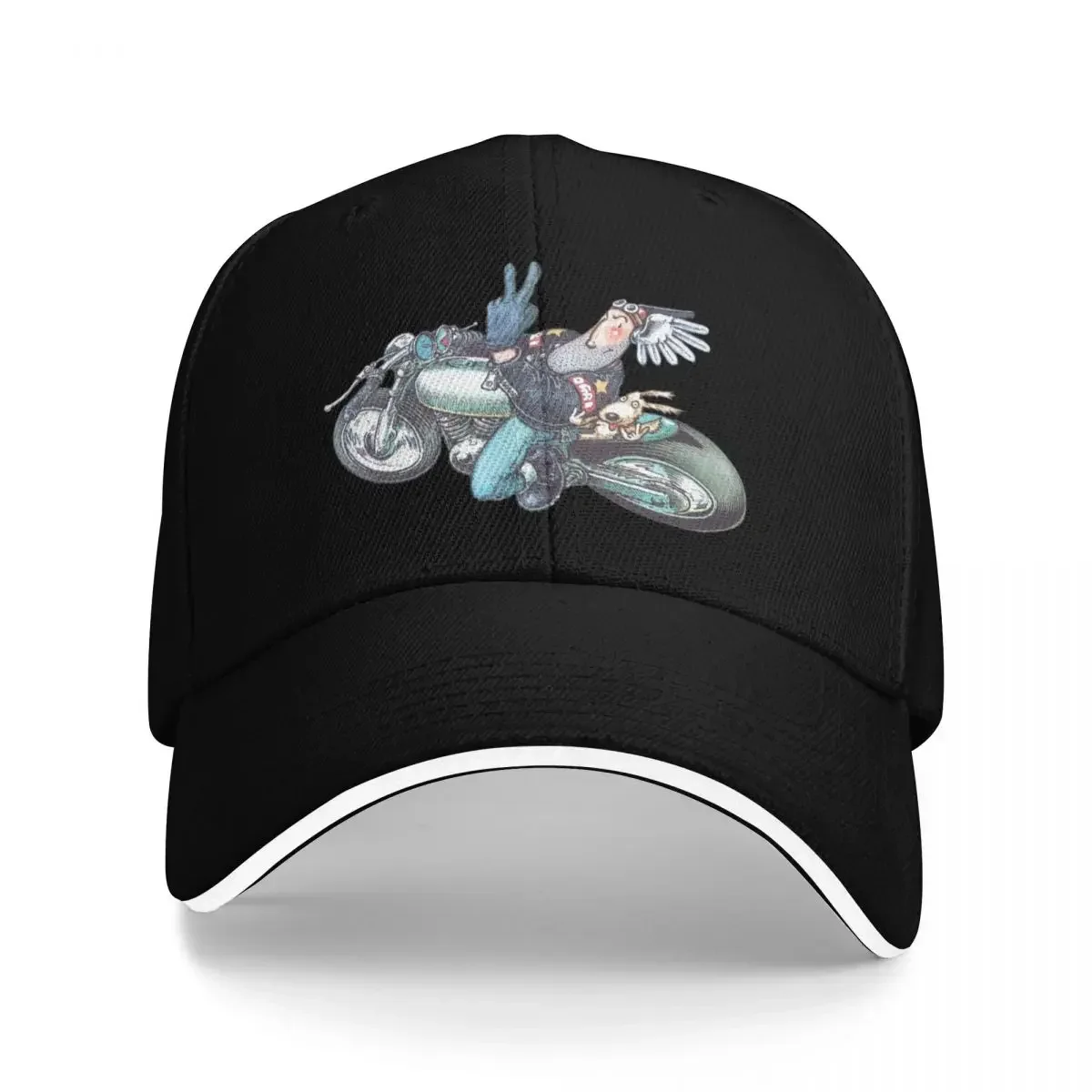 2026 Ogri Classic Comic Biker Baseball Cap Streetwear Fishing cap Men Hats Women's