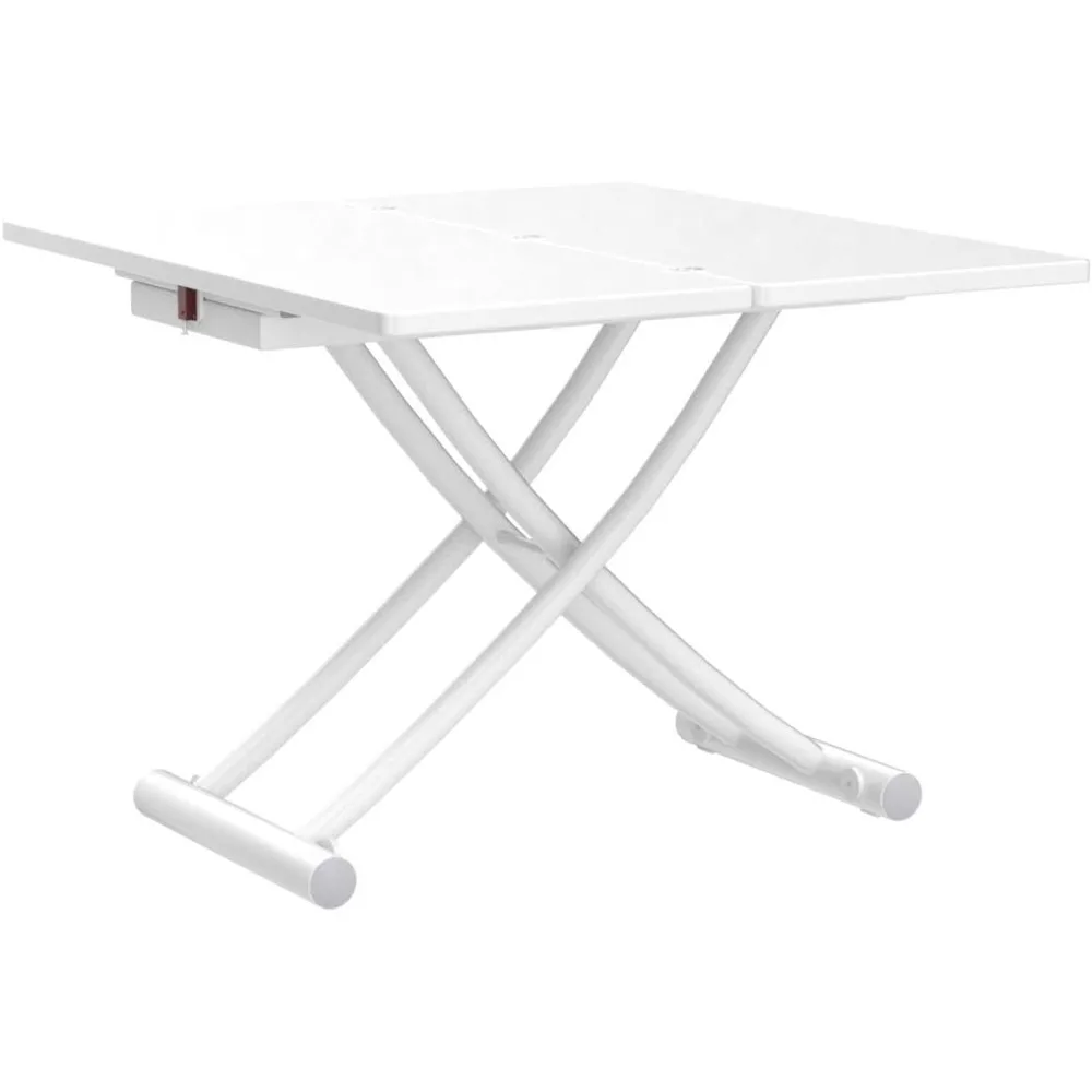 طاولة طعام معدنية قابلة للطي مع وظائف متعددة للمطبخ وغرفة المعيشة - تحويل طاولة القهوة والشاي في المنزل #5