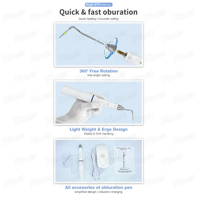 Sistema de obturación Pluma de obturación endodoncia Cortadora de percha para canal radicular Sistema de obturación para llenado de conducto radicular