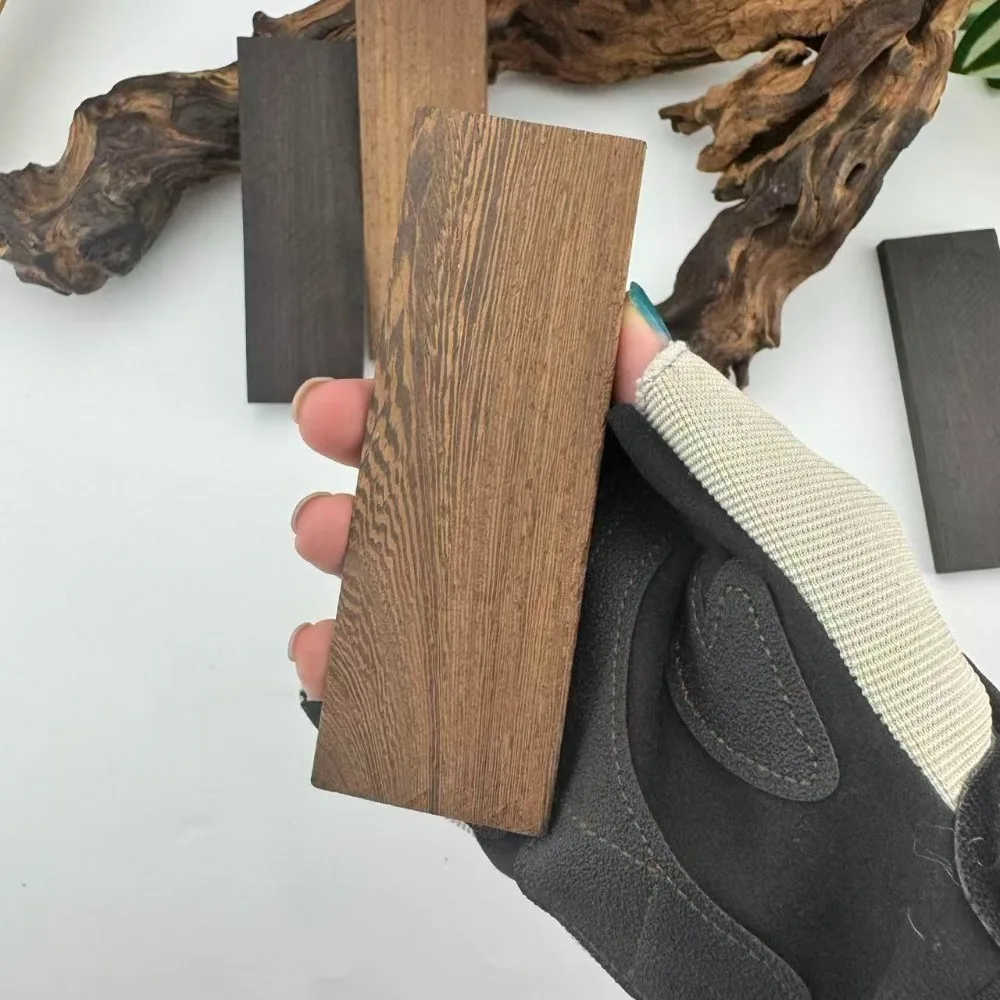 Unfinished Solid Wood Blank – 1 Piece, Knife Handle Scales for DIY Knife Making & Woodworking