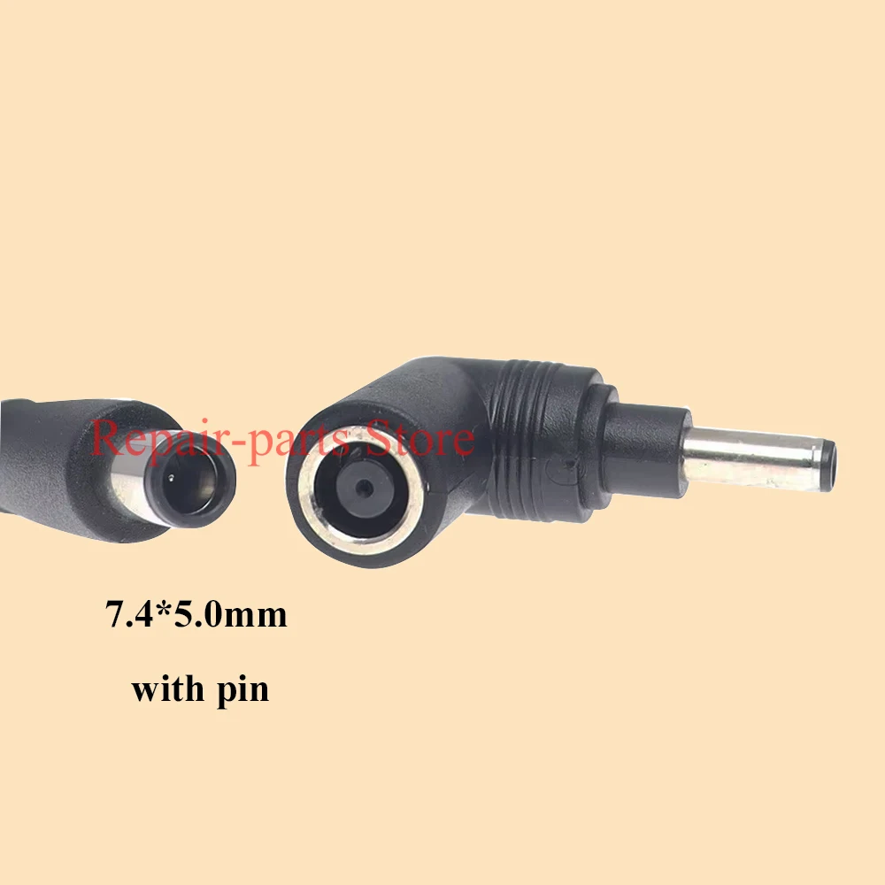 DC-Stromadapterstecker für HP Dell DC-Buchse 7,4*5,0mm Buchse auf 4,5*3,0mm Stecker mit Pin-Konverter für Laptop Notebook – Detail 2