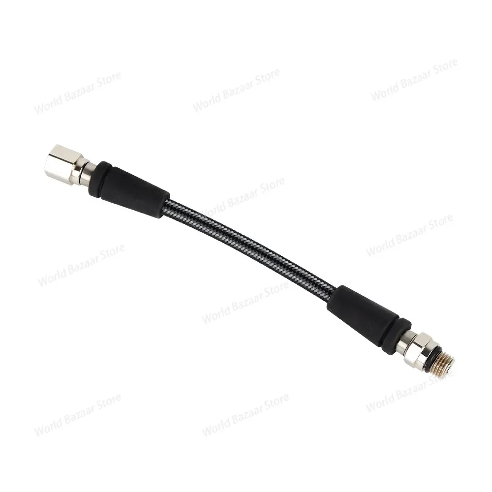 

Трубка остаточного давления Dideep для дайвинга, шланг высокого давления, тканый глубиномер из углеродного волокна, 15 см, боковой подвесной регулятор BCD, черный