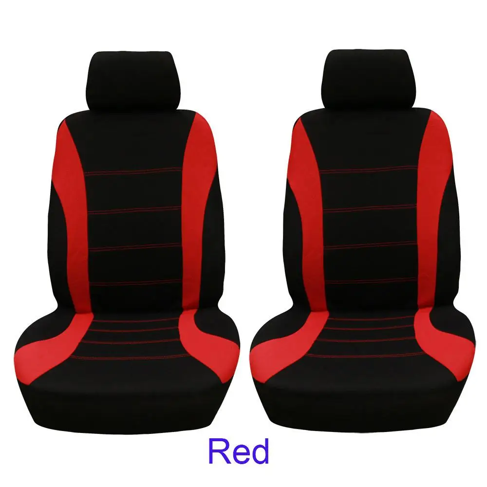 4pcs Set Car Ceat Cover Protector Seat Comfortable Dustproof Headrest for Front Seat Covers