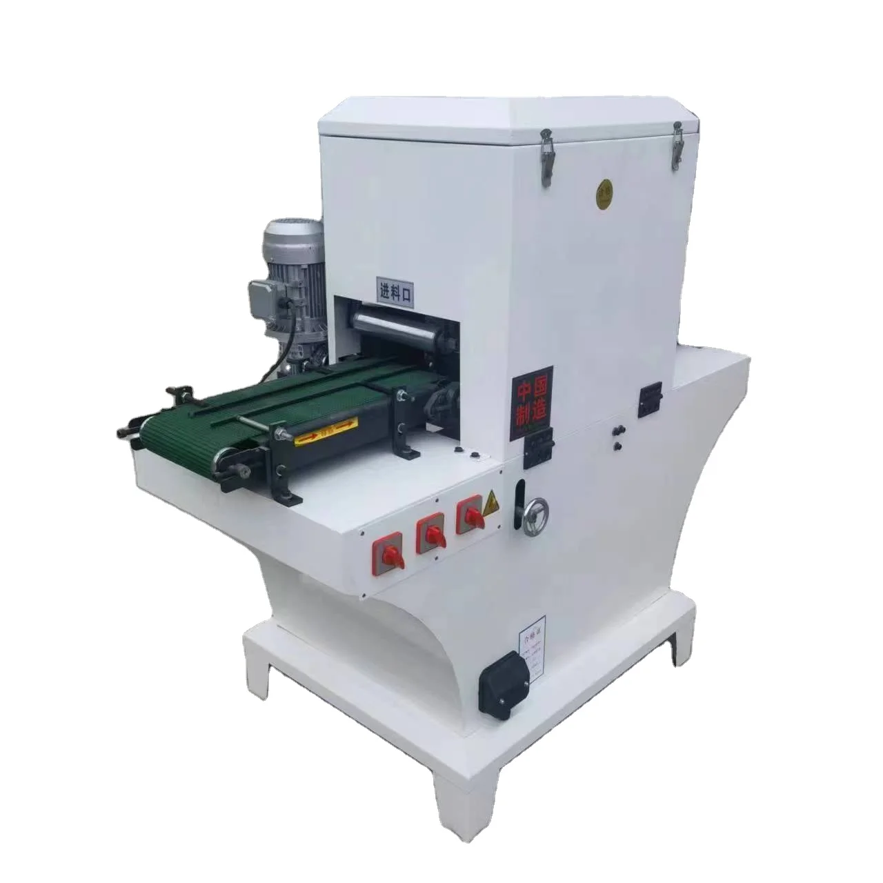 Movement Roller Drum Polishing Machine Four Side Metal Stone Cement Board Wood Square Sanding Sander Woodworking Machinery