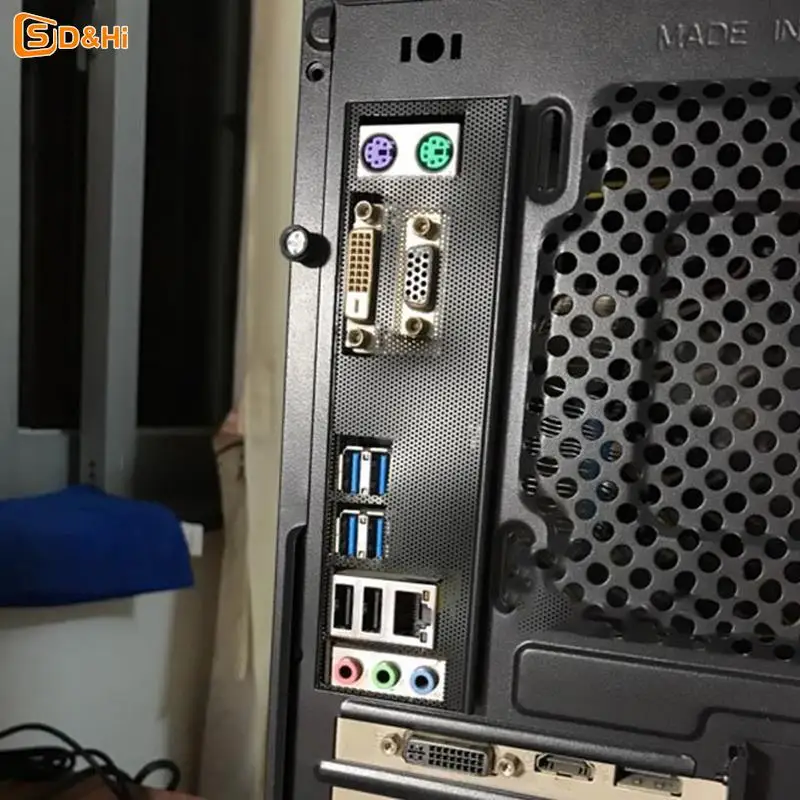 3PCS PVC Dust Filter Universal DIY Shield Back Plate For Computer Chassis I/O