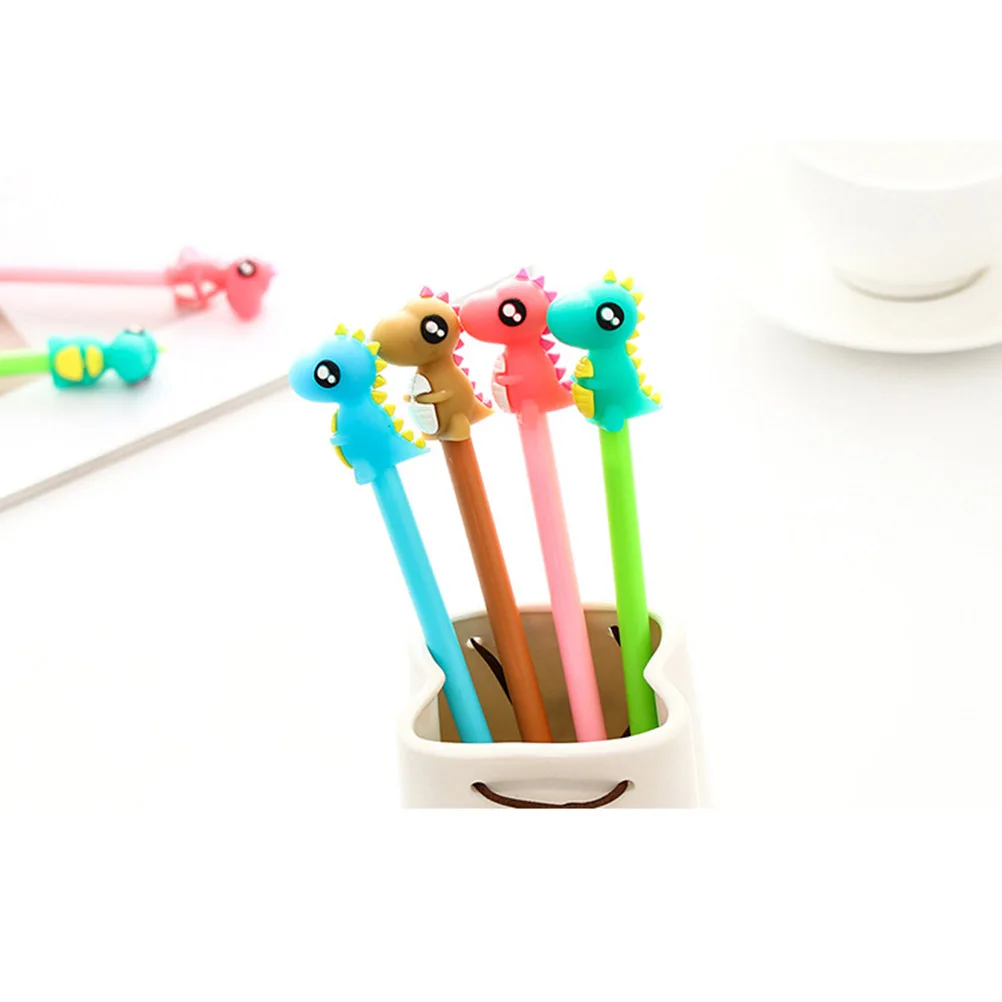 

24 Pcs Pens Ball Point Signing Novelty Stationery Writing Ballpoint Gel Cartoon Creative