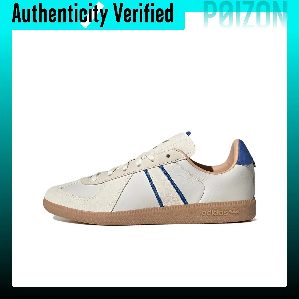 Adidas Originals BW Army Slip Resistant, Abrasion Resistant, Lightweight Low top Skateboard Shoes Unisex Beige Blue HQ6457