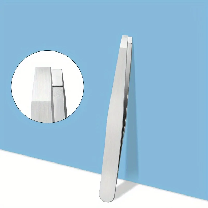 

1 шт., зажим для бровей из нержавеющей стали для мужчин и женщин, высокоточный пинцет, высокоточный зажим для клеток, зажим для прыщей