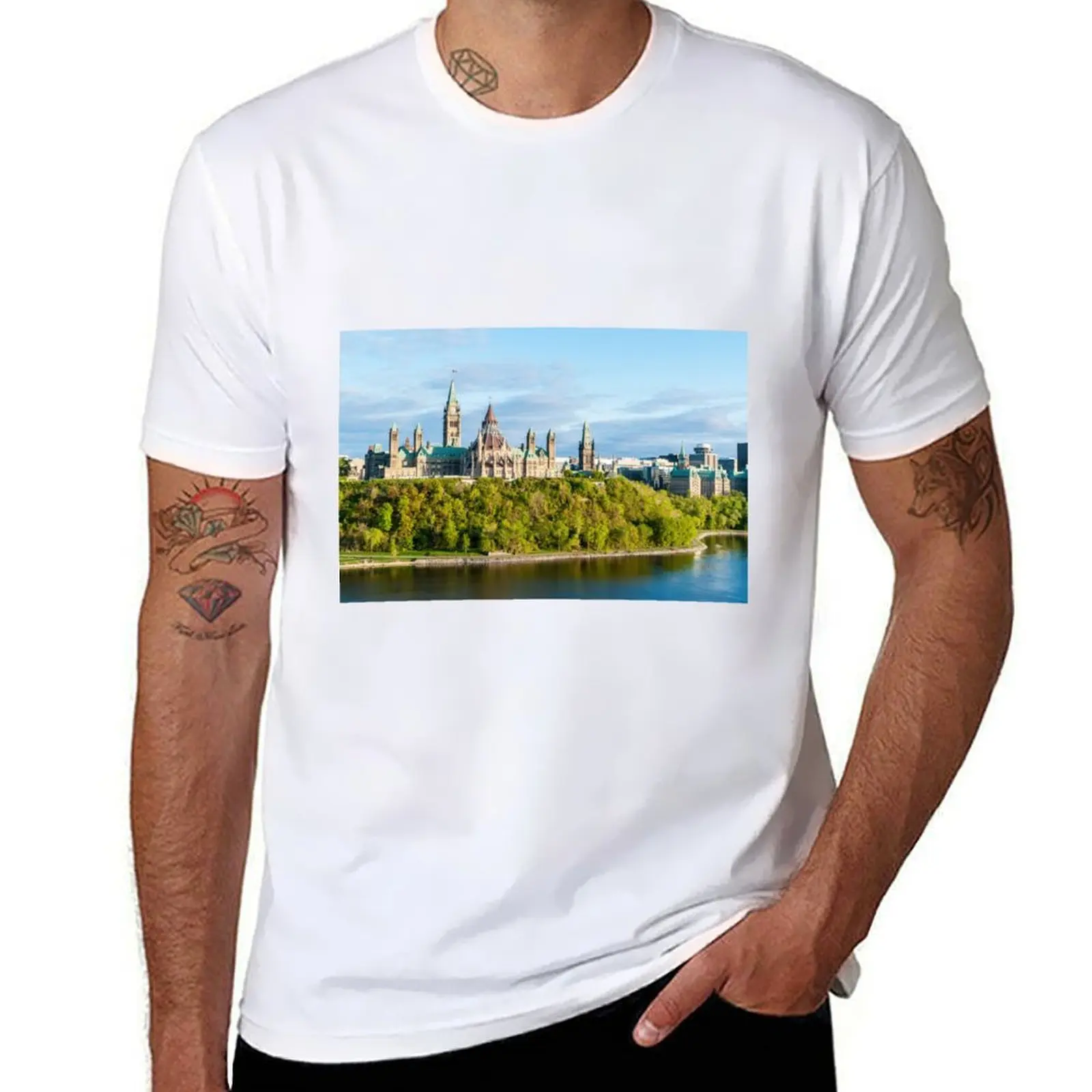 

Parliament Hill in Ottawa T-Shirt t shirt man luxury funny t shirts man T-Shirt