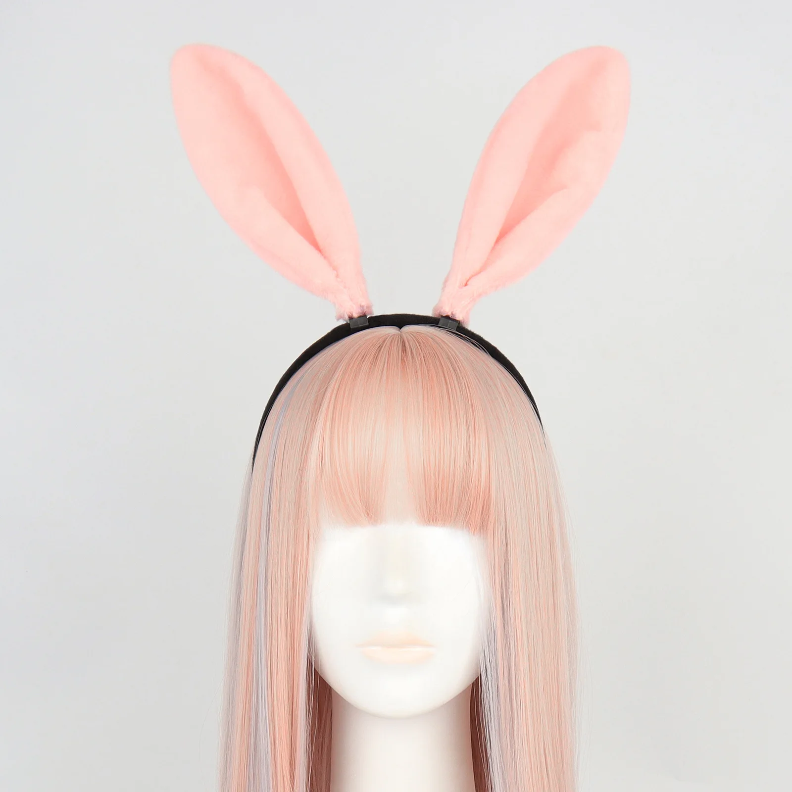 

Fluffy Rabbit Ears Hair Hoop Ear Headpiece Headband for Women Kawaii Headband Party Headwear Cosplay Hair Clips Female