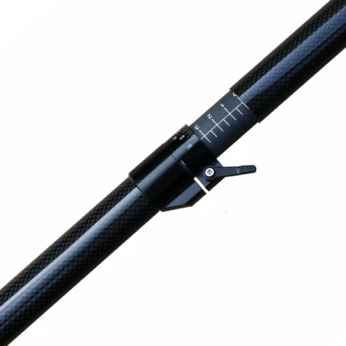 Abrazadera de aluminio negro y tubo graduado de carbono, abrazadera para kayak