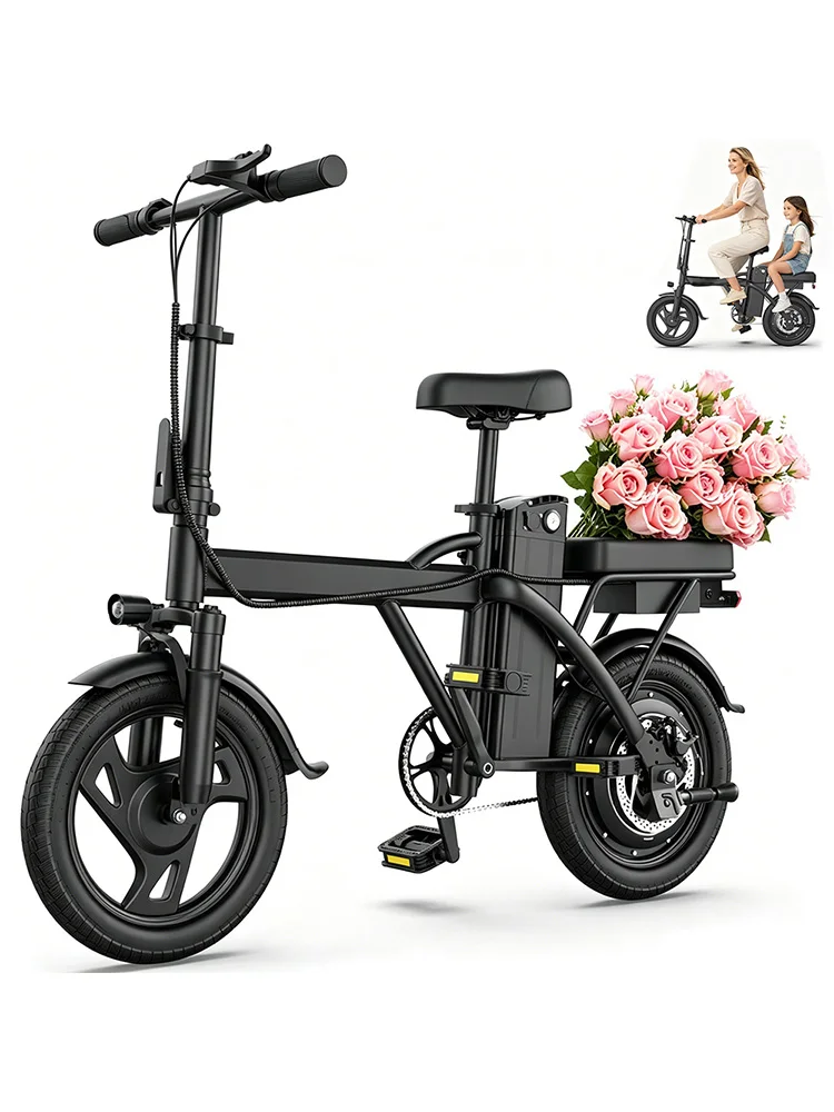 2026 Upgrade JUICEASE X14/X14PRO Elektrofahrrad 40-55KM Ultra-Langstrecke 14-Zoll-Reifen Offroad-E-Bike Geschwindigkeitsmodus Einstellbar Leistungsstarkes E-Bike