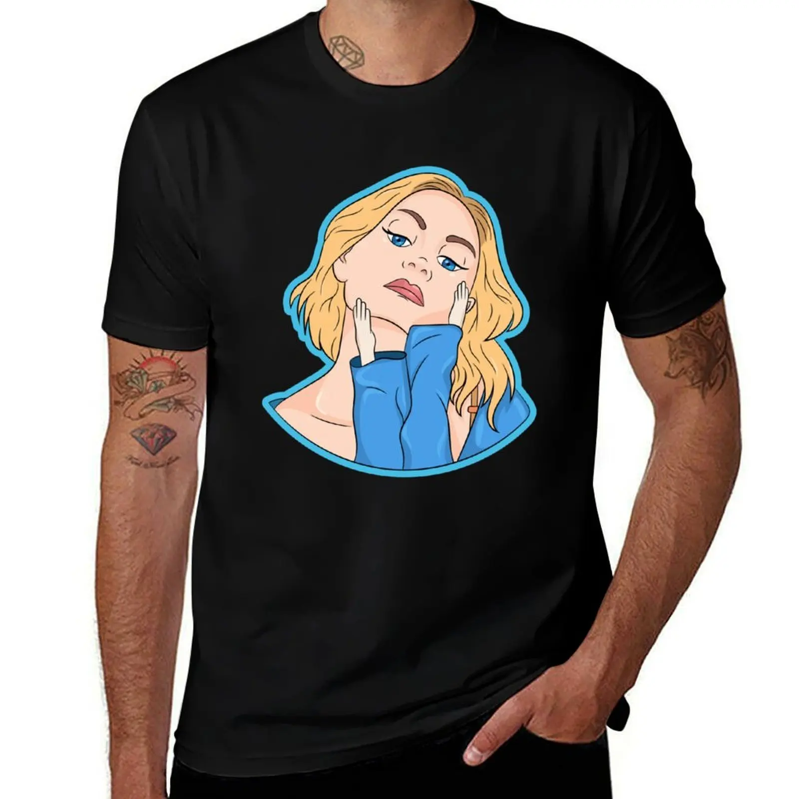 kallmekris 25 T-Shirt Basic Solid Color Casual Tee Shirt T-Shirt