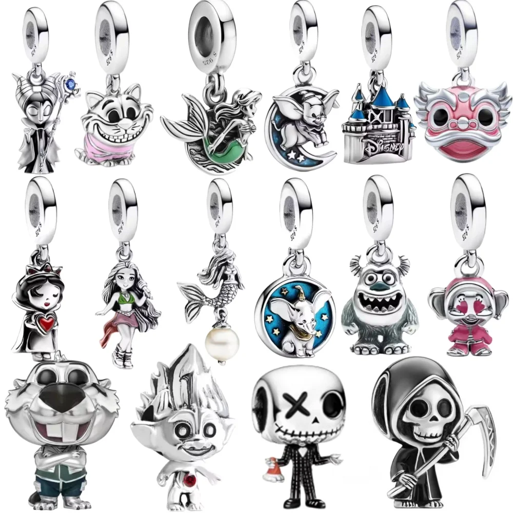 New 925 Silver,Mouse,Bear,Elephant,Cup Bead Pendant,Suitable for European Original Bracelet DIY Accessories Exquisite Jewelry - view 4