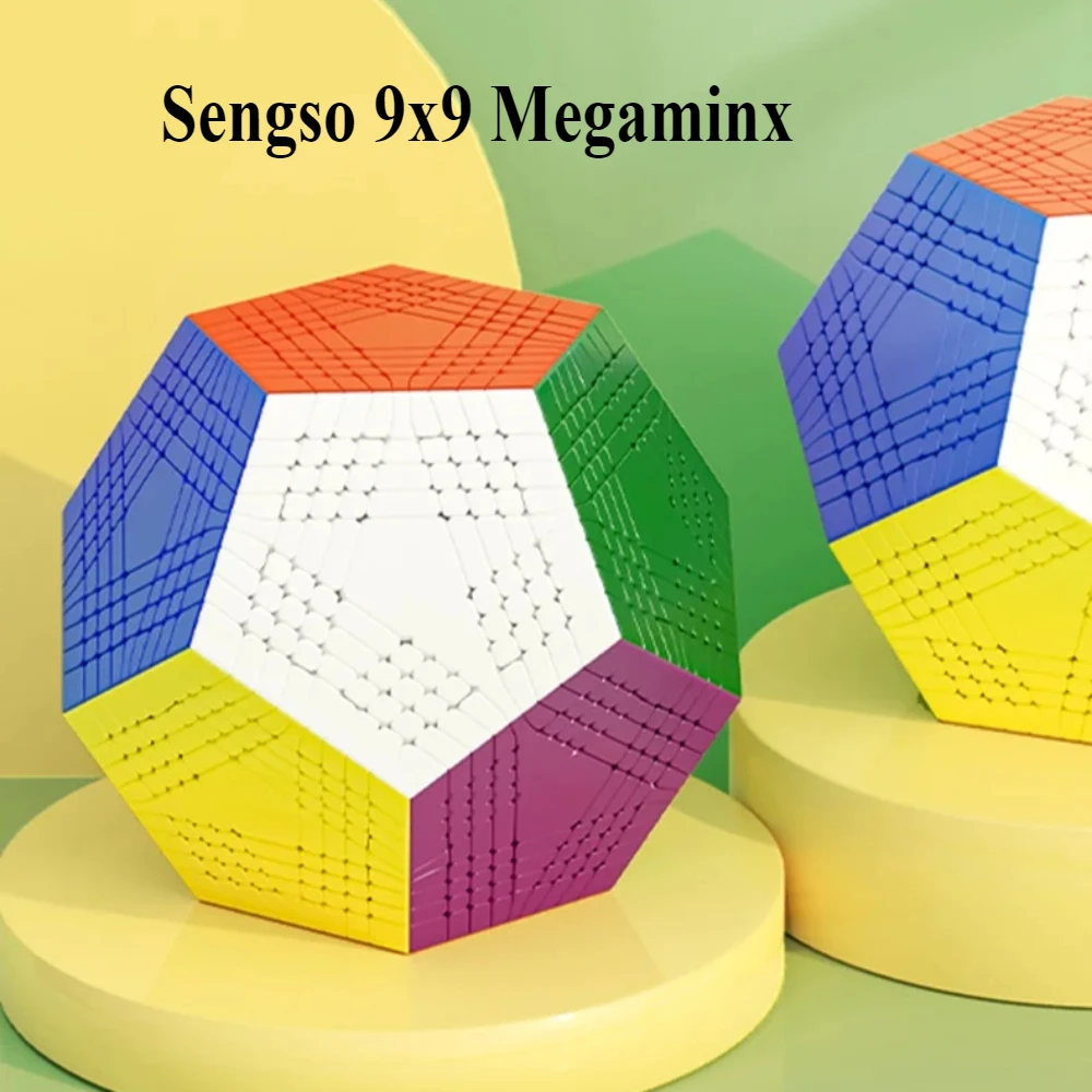 Shengshou 9x9 Megaminx Cube 9x9x9 Magic Cube ปริศนา SengSo Magic Cube 9x9 Megaminxeds ของเล่น