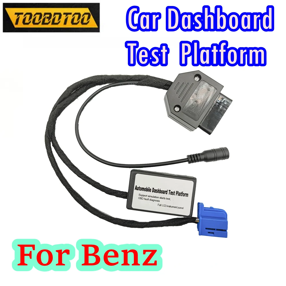 

Newest For Benz Car Dashboard Test Platform Cable W205 W213 W253 W164 Full LCD Instrument Panel Simulation Start Test