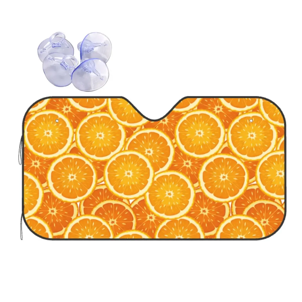 Oranges Fruit Vegetable Windshield Sunshade Awesome Car Front Windshield 76x140cm Car Window Windscreen Cover Car-covers