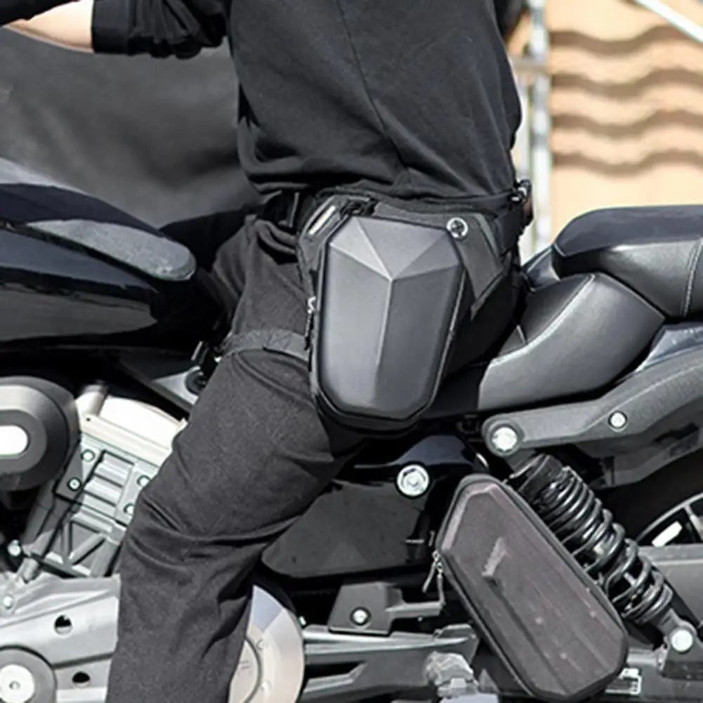 Motorcycle Fanny Pack Men Women Thigh Bag with Leg Strap Outdoor Waterproof Thigh Pouch Drop Leg Pouch Harness Bag for Cycling