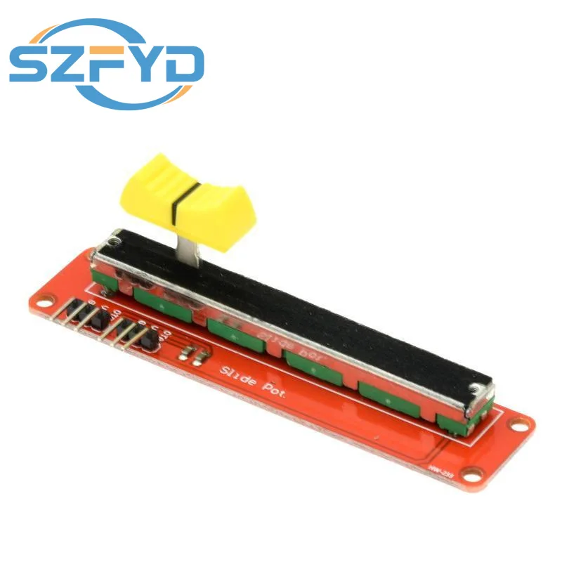 B10K เลื่อน Slider Potentiometer สวิทช์สไลด์โมดูลสําหรับ Arduino MCU ARM Electronics DIY