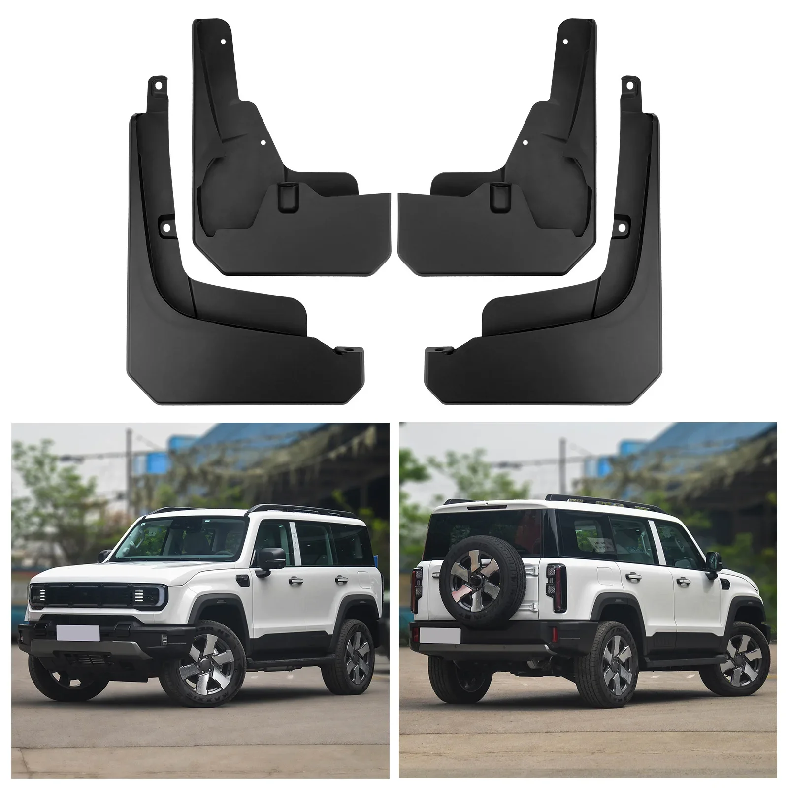 For BAIC BJ40 2025 extended range version fixed pedal car fender tile supplies car fender fender flares car accessories