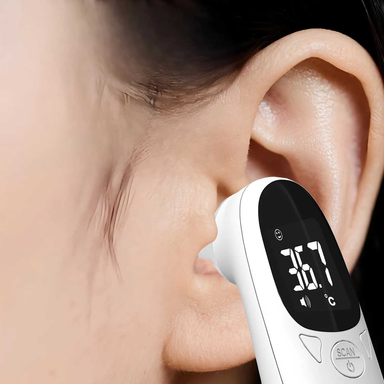 Medical Grade Digital Infrared Thermometer-Forehead/Ear Accurate Fever Detection for Baby Infant Adult,Body Temperature Measure