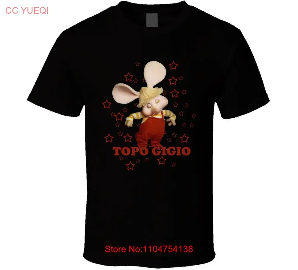 Topo Gigio Mouse camiseta vintage lavada moda ligeramente gráfica streetwear Estirado Versátil Elegante Unisex