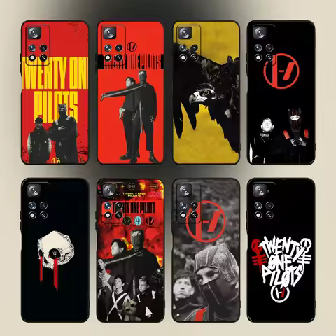 T-Twenty One Pilots Phone Case For Samsung Galaxy A20,A21s,A22,A31,A32,A52,A53,A72,73,A80,A91 Soft Black Cover
