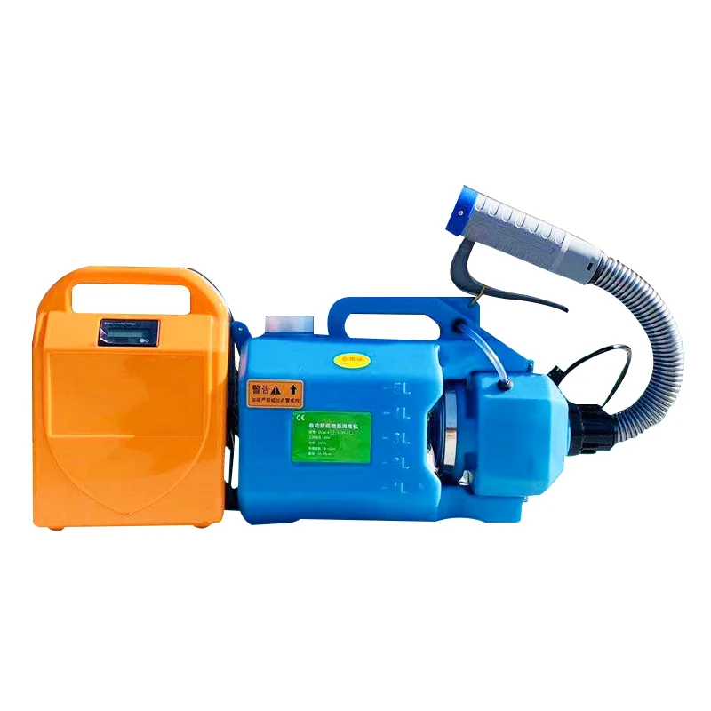 High Pressure Ultra-Low Volume Capacity Fogger Machine Battery Operated Air Duct Disinfection Equipment for Animal Husbandry