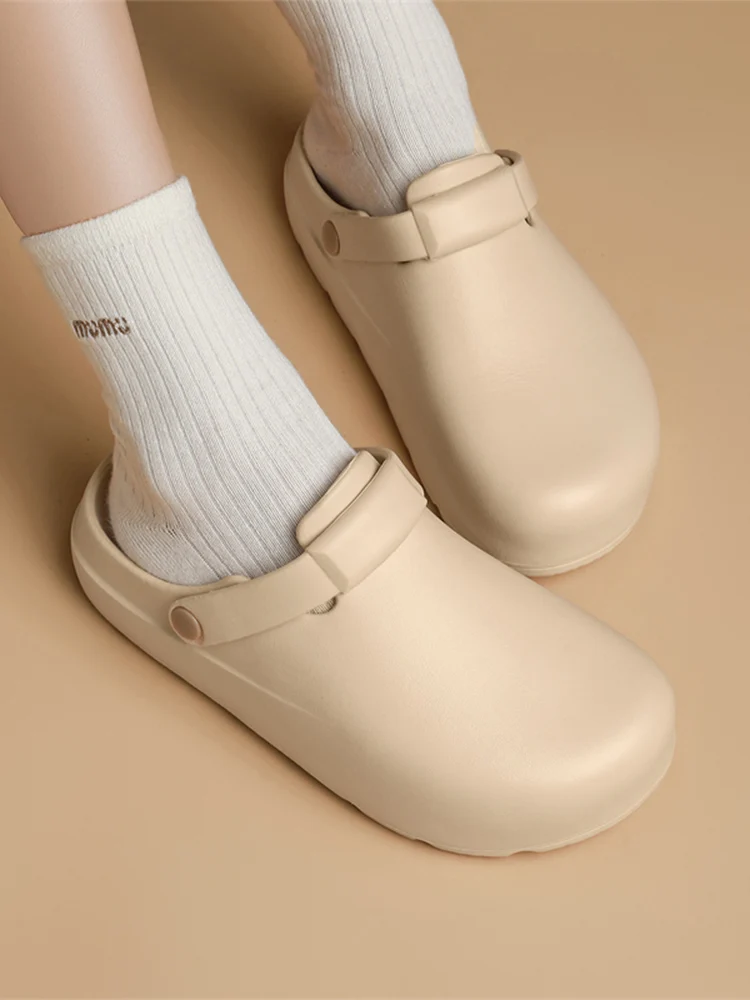 Sandalen Damen 2025, Sommer, neue Baotou-Hausschuhe, rutschfeste, leichte Strandschuhe – Detail 37