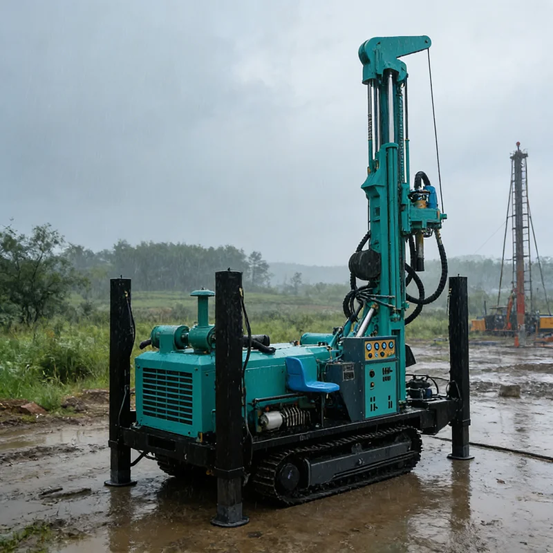 Truck Mounted Pneumatic Water Well Drill Rig with Rapid Transport Capability for Multi Site Projects